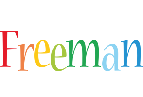 Freeman birthday logo