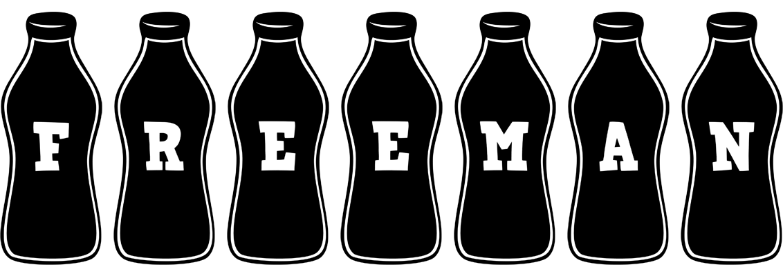 Freeman bottle logo