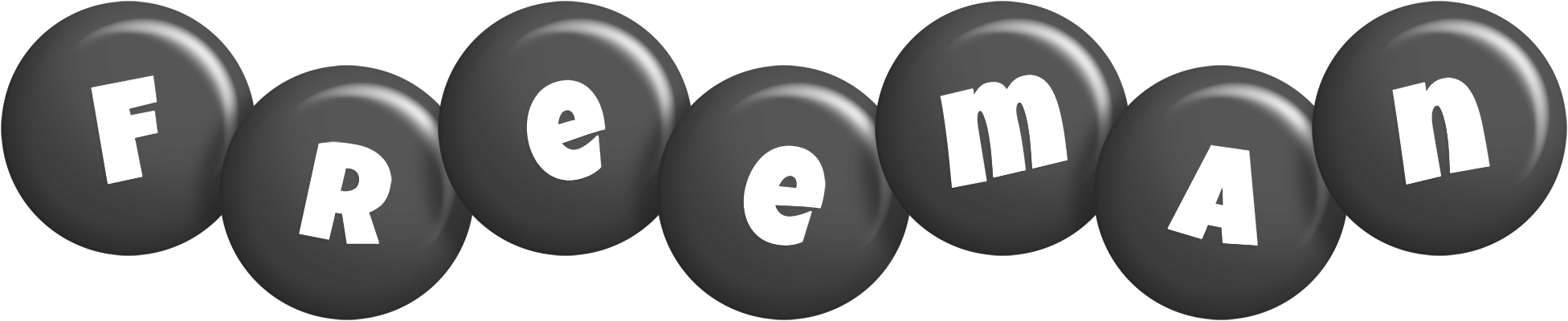 Freeman candy-black logo