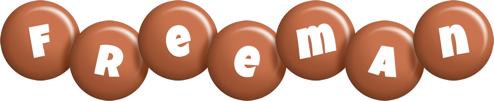 Freeman candy-brown logo