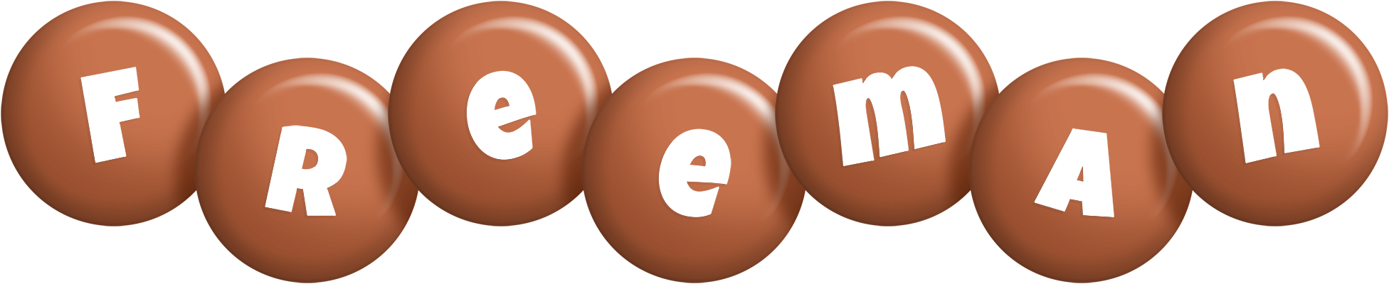Freeman candy-brown logo
