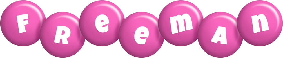 Freeman candy-pink logo