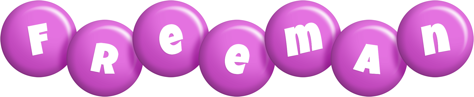 Freeman candy-purple logo