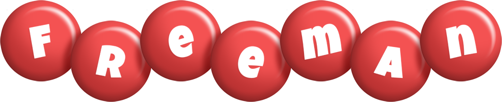 Freeman candy-red logo