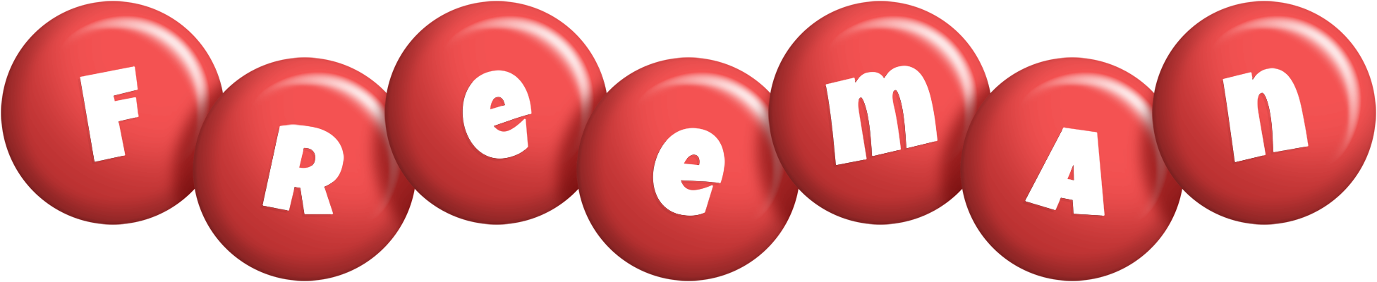 Freeman candy-red logo