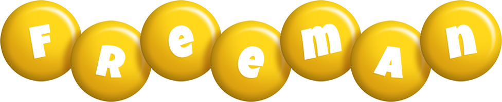 Freeman candy-yellow logo