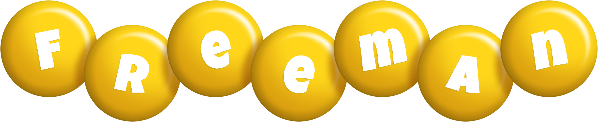 Freeman candy-yellow logo