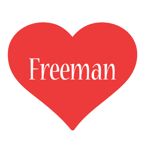 Freeman love logo