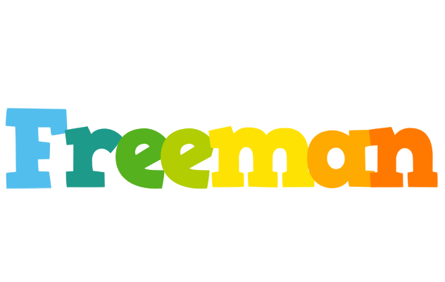 Freeman rainbows logo