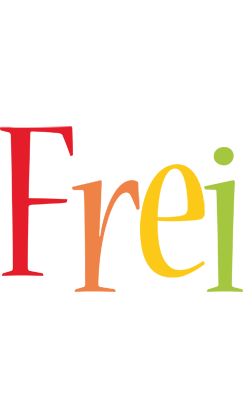 Frei birthday logo
