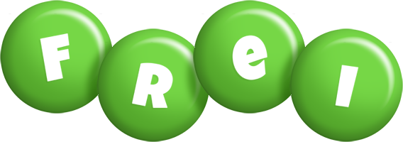 Frei candy-green logo