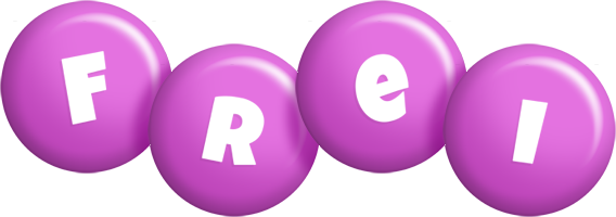 Frei candy-purple logo