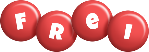 Frei candy-red logo