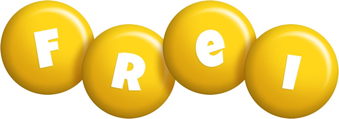 Frei candy-yellow logo