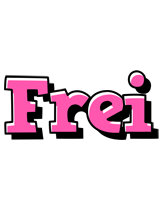 Frei girlish logo