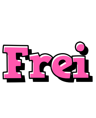 Frei girlish logo