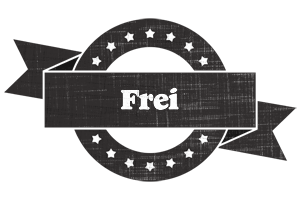 Frei grunge logo