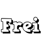 Frei snowing logo