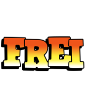 Frei sunset logo