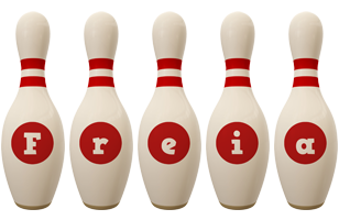 Freia bowling-pin logo