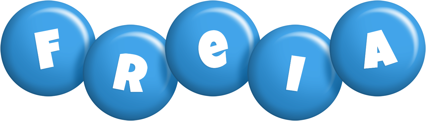 Freia candy-blue logo