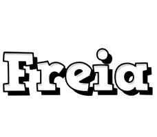 Freia snowing logo