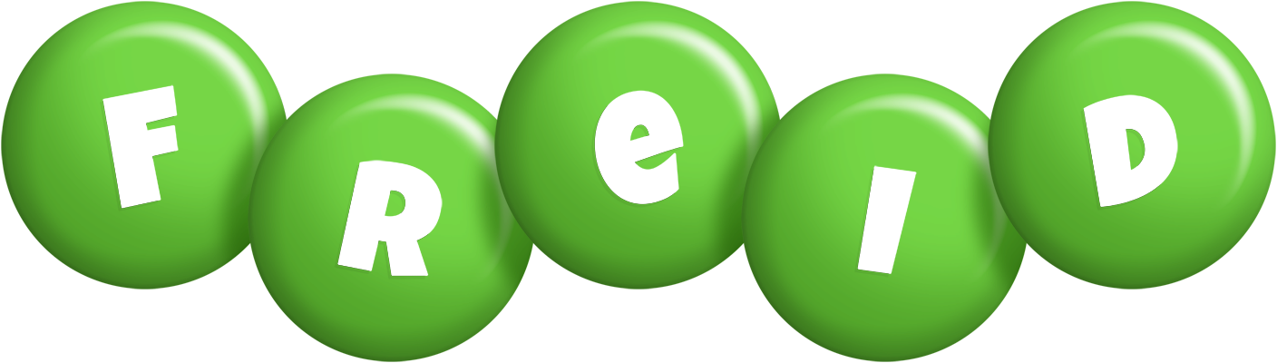 Freid candy-green logo