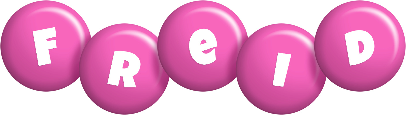 Freid candy-pink logo