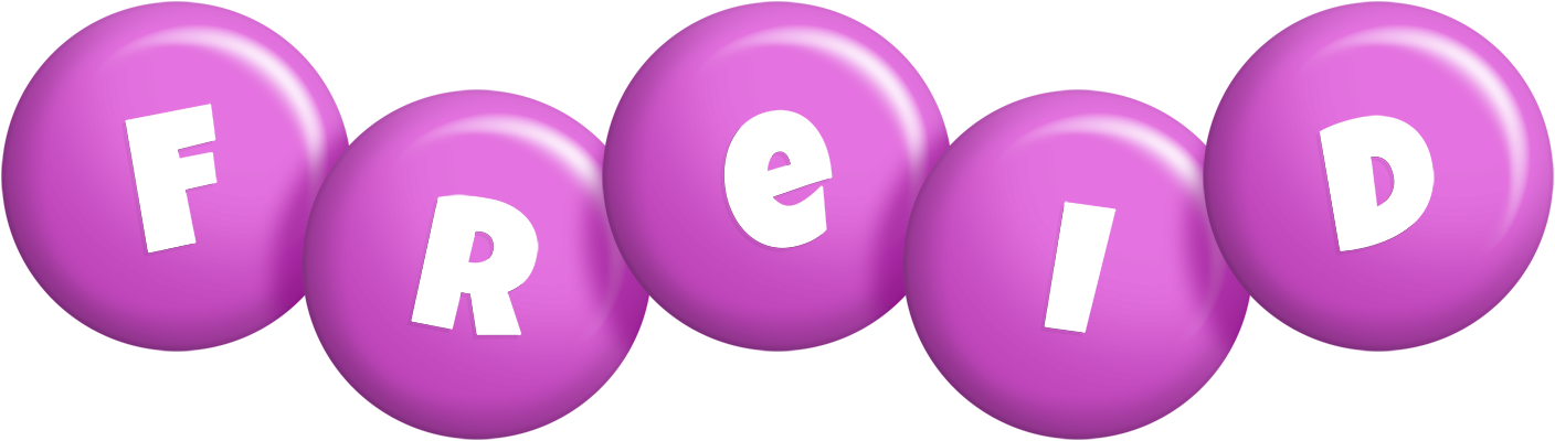 Freid candy-purple logo