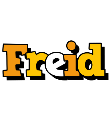 Freid cartoon logo