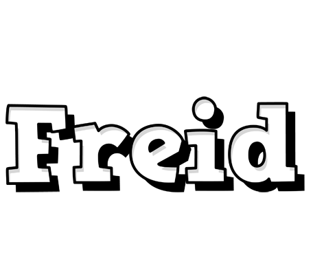 Freid snowing logo