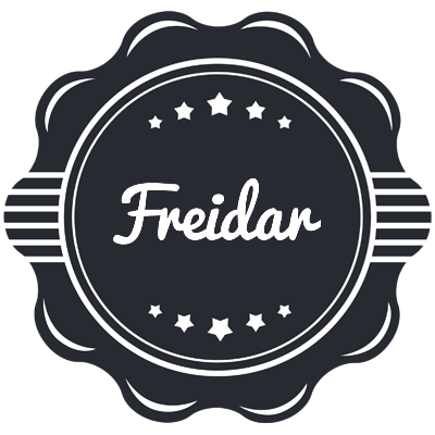 Freidar badge logo