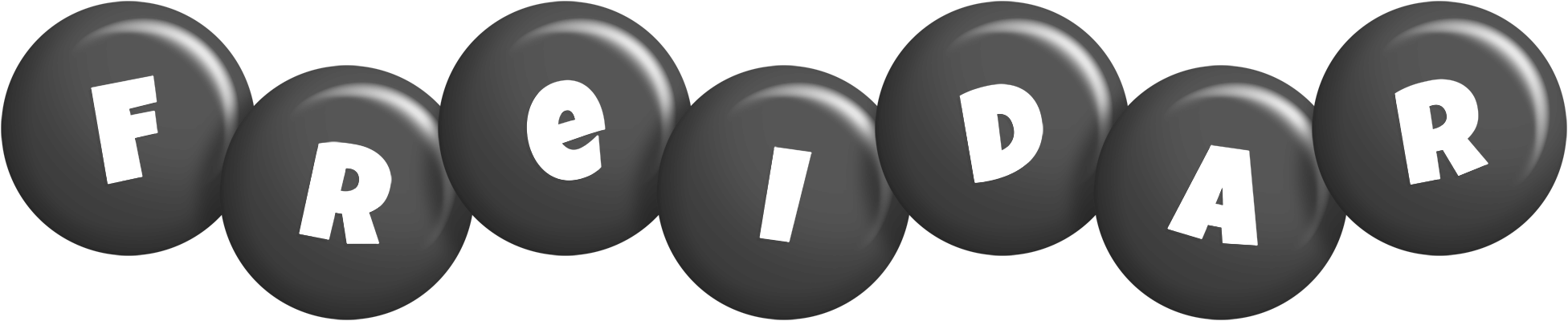 Freidar candy-black logo