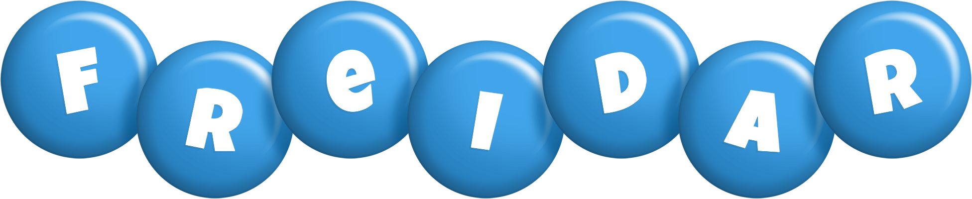 Freidar candy-blue logo