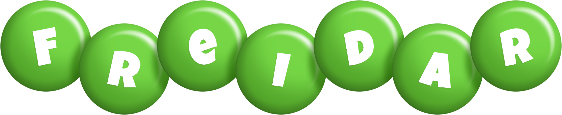 Freidar candy-green logo
