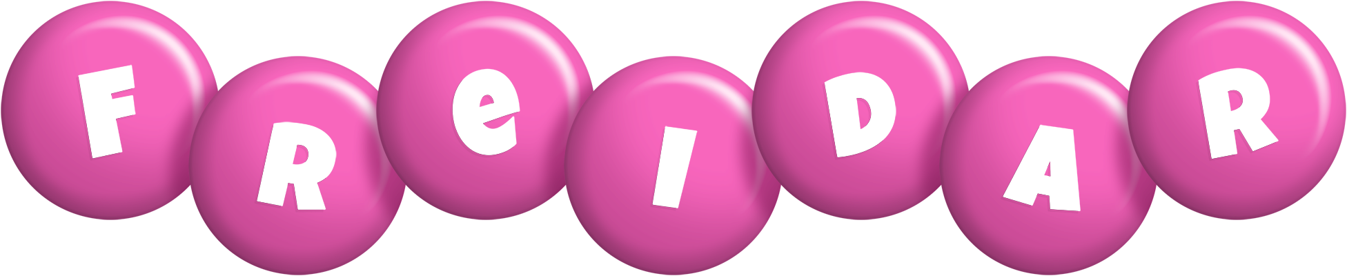 Freidar candy-pink logo