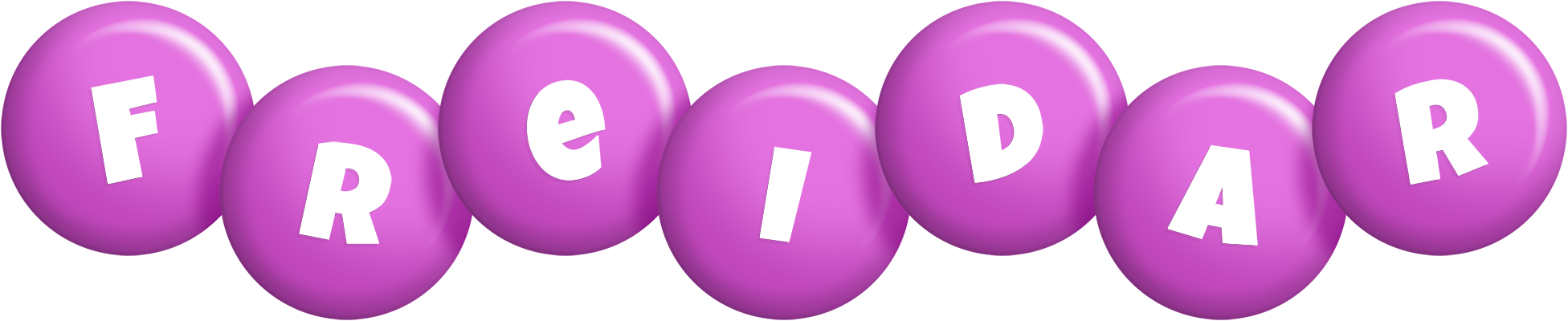 Freidar candy-purple logo