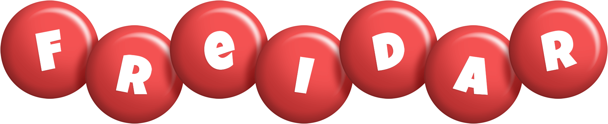 Freidar candy-red logo