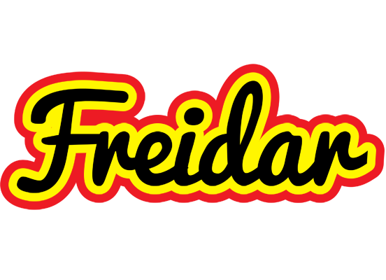Freidar flaming logo