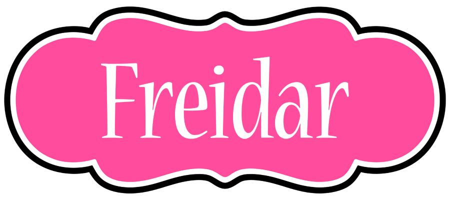 Freidar invitation logo