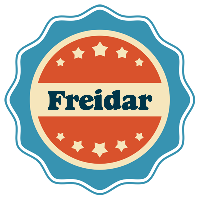 Freidar labels logo