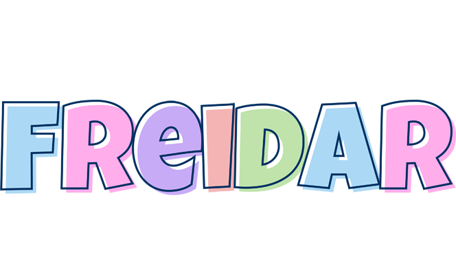 Freidar pastel logo