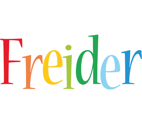 Freider birthday logo