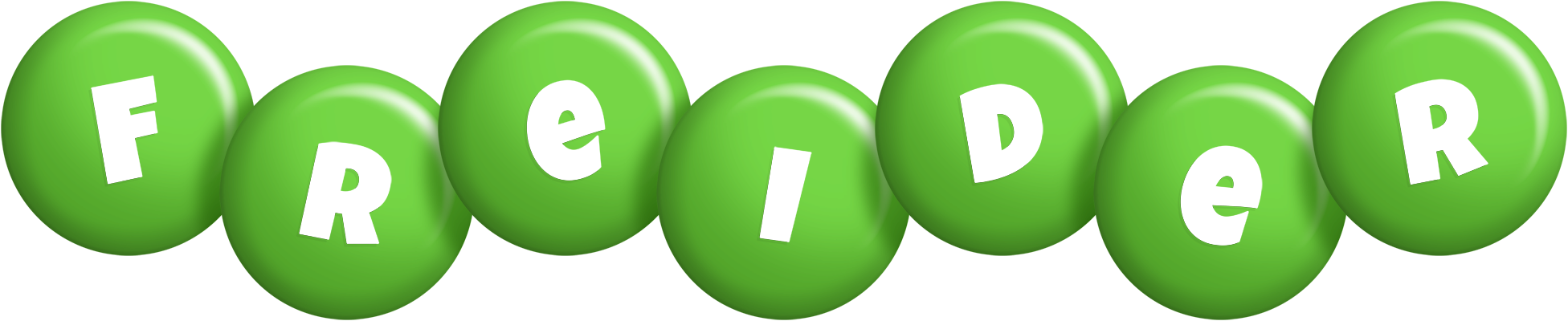 Freider candy-green logo