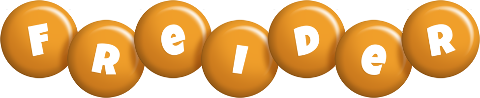 Freider candy-orange logo