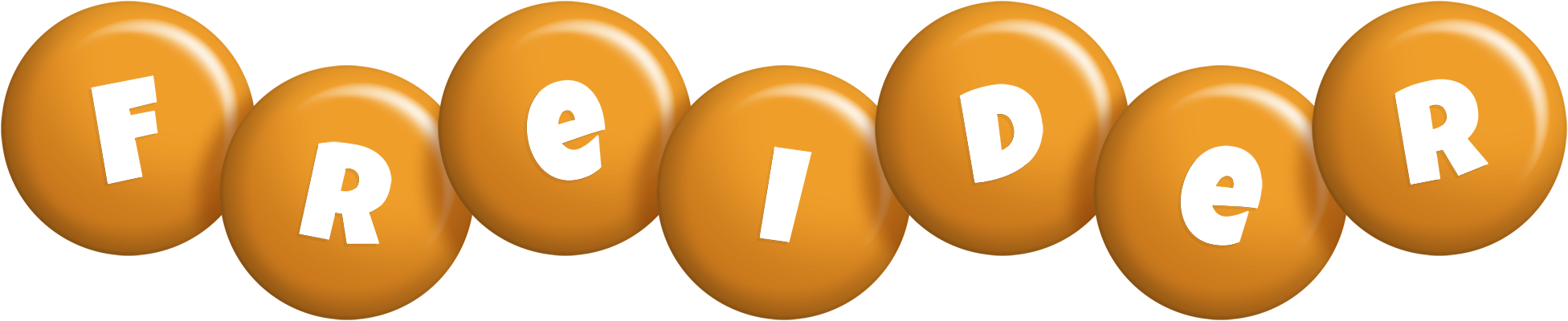 Freider candy-orange logo