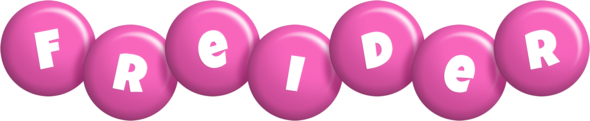 Freider candy-pink logo