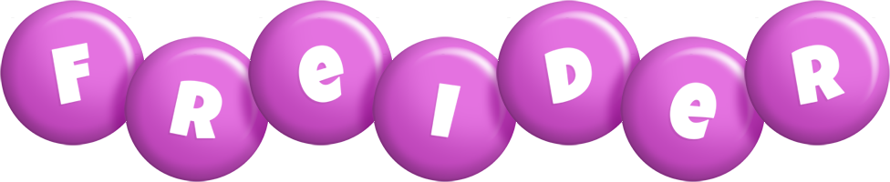 Freider candy-purple logo