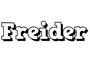 Freider snowing logo