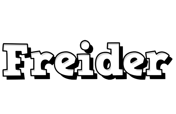 Freider snowing logo